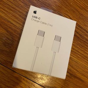 USB-C Apple charging cable 1m